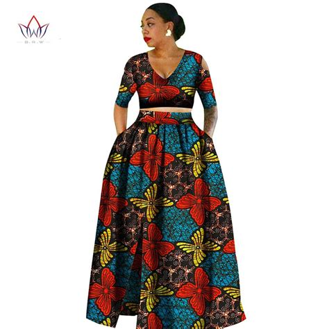Women African Tradition 2 Piece Plus Size Africa Clothing Fashion
