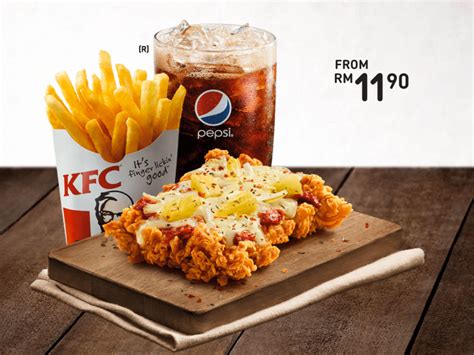 The most delicate cheese fried in a crispy breading! Like Fried Chicken and Pizza? KFC's Got You Covered