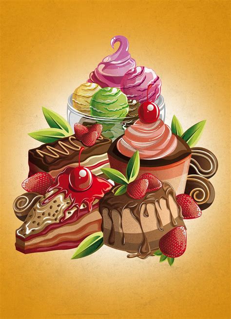On Deviantart Dessert Illustration Illustration