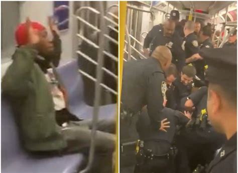 Video Captures Horror Ny Subway Passengers Felt When Cops Ambushed Car