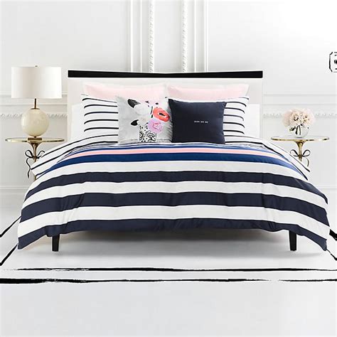 Get 5% in rewards with club o! kate spade new york Chesapeake Stripe Reversible Comforter ...