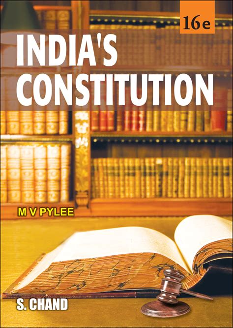 Indias Constitution By Prof Dr M V Pylee