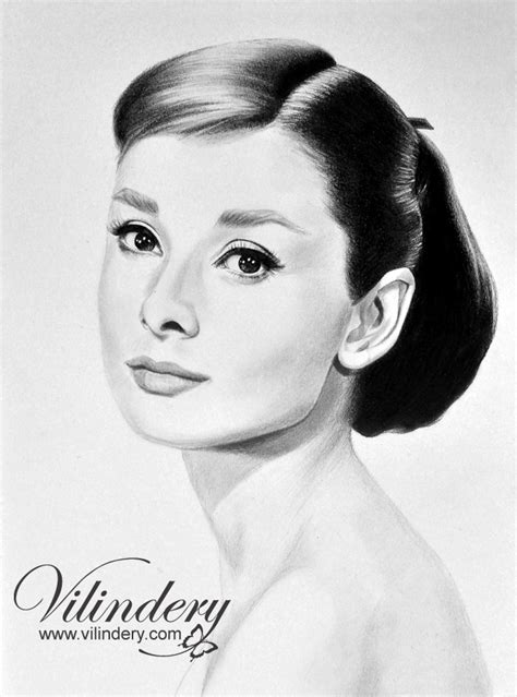 Audrey Hepburn Pencil Drawing By Vilindery On Deviantart
