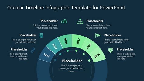 Circular Timeline Infographic Template For Powerpoint Slidemodel