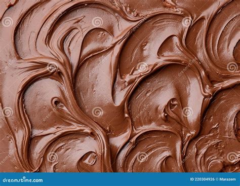 Melted Chocolate Texture Stock Photo Image Of Dessert 220304926