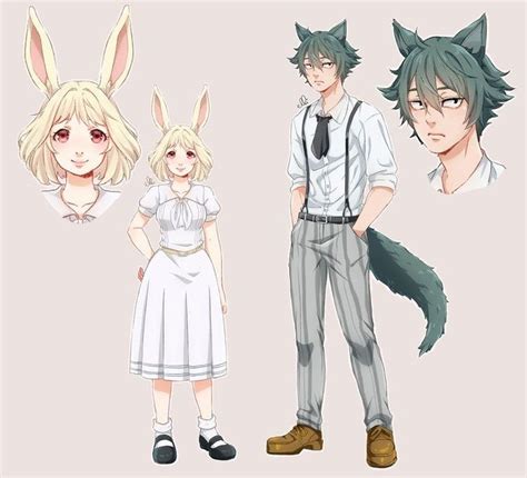 𝔹𝔼𝔸𝕊𝕋𝔸ℝ𝕊 ℍ𝔸𝕃and𝕃𝔼𝔾𝕆𝕊ℍ𝕀̇💖 Anime Furry Anime Characters Anime Guys