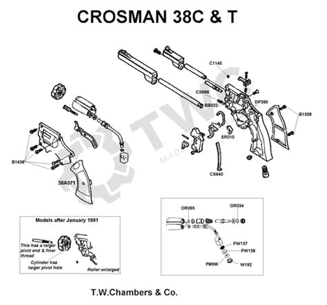 Accessories Diagram Download Crosman T W Chambers And Co