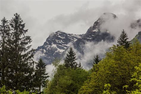Julian Alps Landscape Near Bovec Village Sloven Stock Photo Image Of