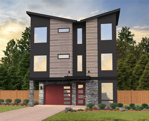 Take a look at these 25 new options for a three bedroom house layout and you're sure to find out that would work for you. Blandena House Plan | Modern Home Plan 3 Story, 4-Bedroom ...