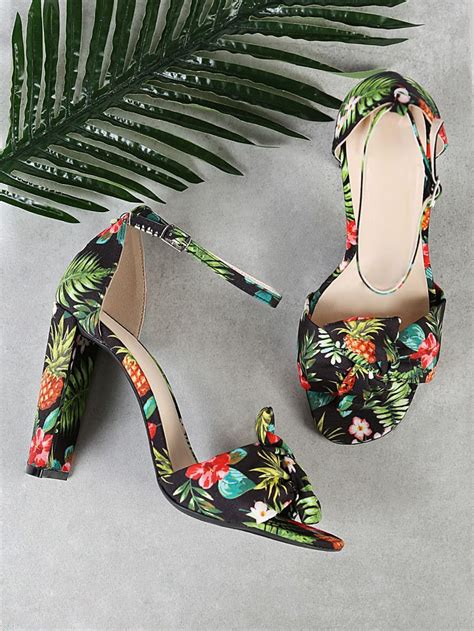 floral print heels are a must for your wardrobe this season these floral sandals are no