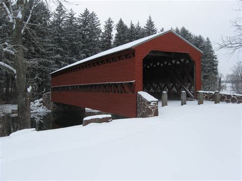Sachs Covered Bridge On New Years Eve Gettysburg Daily
