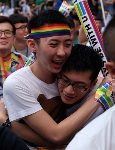 one month after taiwan same sex marriage ruling group celebrates with nyc pride float