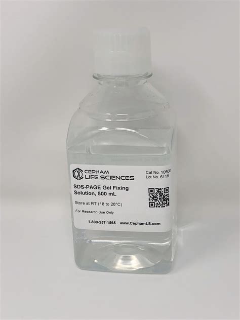 Sds Page Gel Fixing Solution Cepham Life Sciences Research Products