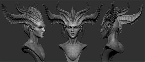 Lilith From Diablo 3d Stl File Etsy Australia