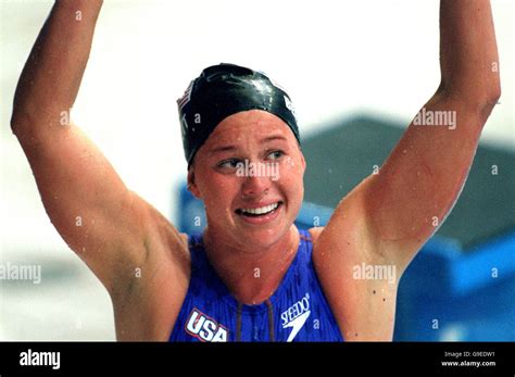 Sydney 2000 Olympics Swimming Womens 400m Freestyle Final Stock