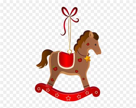Rocking Horse Christmas Ornament Transparent Png Clip Rocking Horse