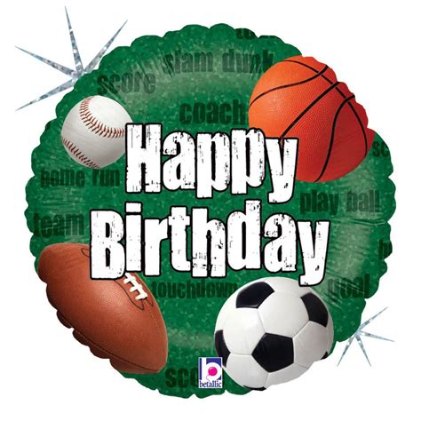 Sports Balls Birthday Foil Balloon Ball Birthday