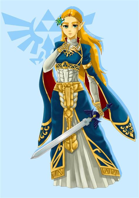 legend of zelda breath of the wild art royal princess zelda botw by pikasho db on