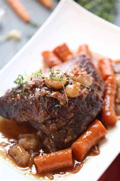 However, a slow cooker or crock pot makes cooking a beef brisket a breeze since it requires very little attention and is very hands off! Sweet and Savory Braised Brisket - LemonsforLulu.com