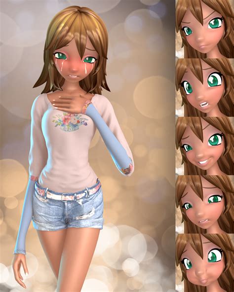 Elastiface Expressions For Star 2 Daz 3d