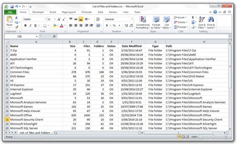 Export Explorer File Lists To Excel Or Csv