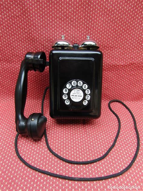 Antiguo Telefono De Pared Fabricado Por Estánd Vendido En Venta