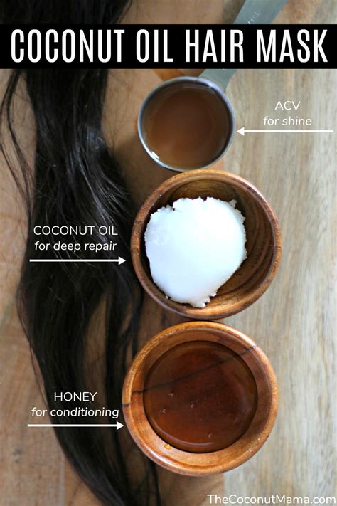 Coconut Oil Hair Mask Easy Diy Recipe Coconut Mama