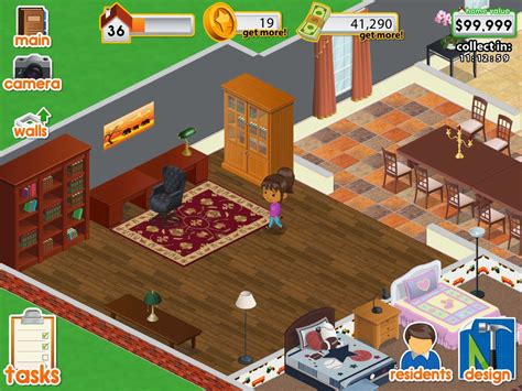 It's a big project so she'll definitely need your help. Home Design Online Game - Home Sweet Home | Modern Livingroom