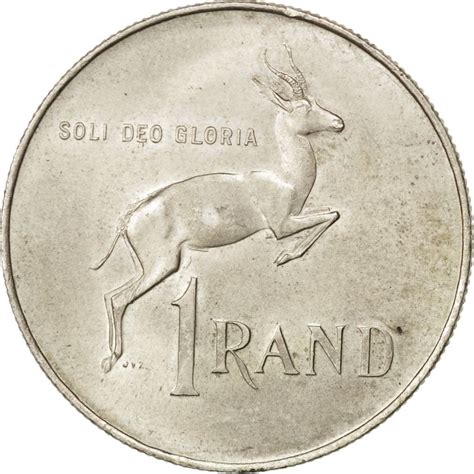 One Rand 1966 English Coin From South Africa Online Coin Club