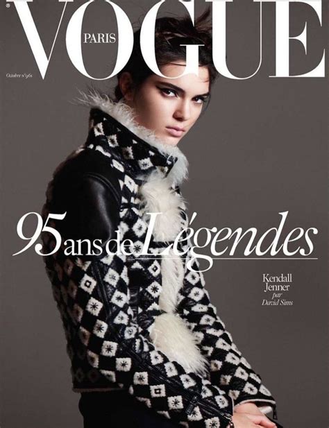 Kendall Jenner Vogue Paris Magazine Cover October 2015 Gotceleb