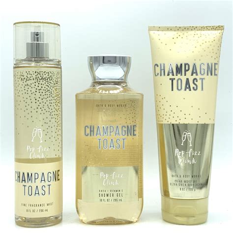 Bath And Body Works Champagne Toast Fine Mist Shower Gel And Body Cream