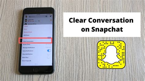 How To Delete Conversations On Snapchat 2021 Youtube