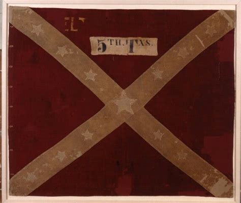 The Army Of Northern Virginia Battle Flag Of The 5th Texas Infantry
