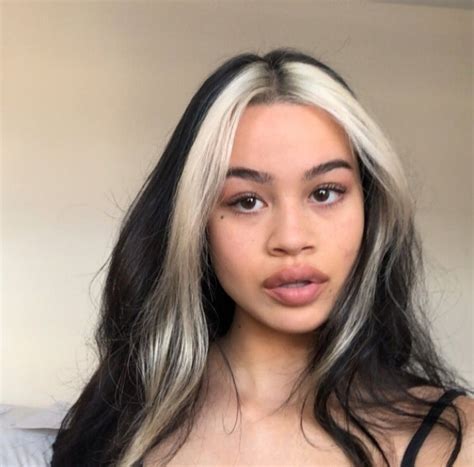 This condition can cause single or, less commonly, multiple white patches on the hair. @yottiwilkinson 🍩🍪 | Hair color streaks, Hair styles, Hair ...