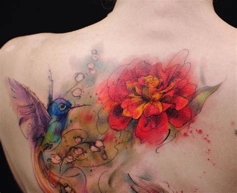 27 Breathtaking Watercolor Tattoos That Are Literally Works Of Art