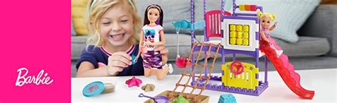 Barbie Famille Coffret Poupée Skipper Jour Au Parc Avec Figurine De