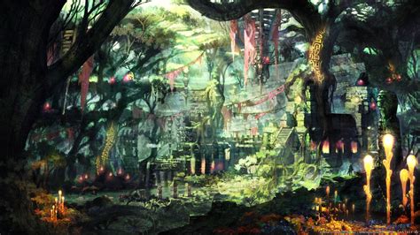 Building Final Fantasy Final Fantasy Xiv Forest Ruins Scenic Square