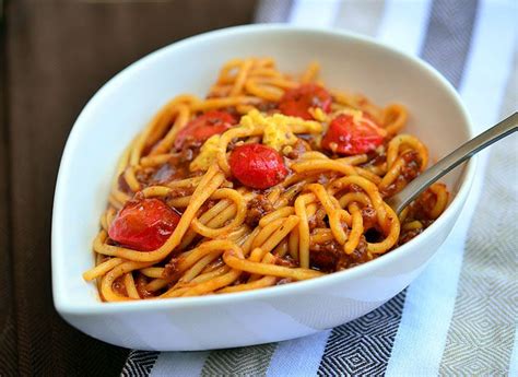 Filipino Style Spaghetti Recipe Filipino Style Spaghetti Spaghetti Filipino Style