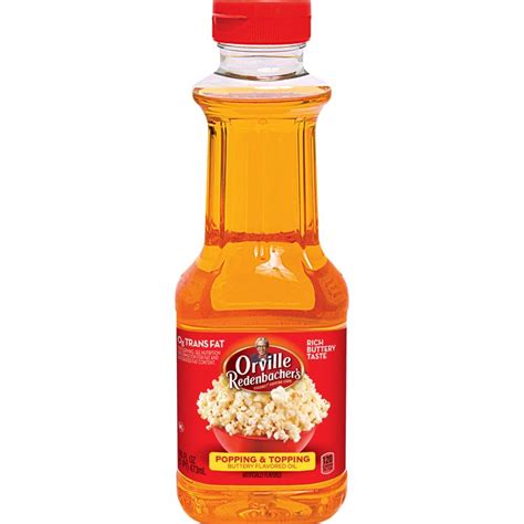 Orville Redenbachers Popping And Topping Buttery Flavor Popcorn Oil