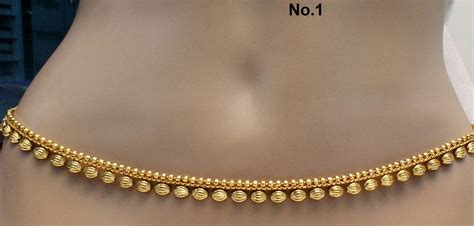 Waist Chain Gold Belt Sari Saree Belly Chain Jewelry Indian Etsy