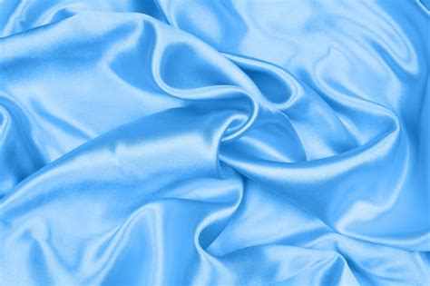 Premium Photo Smooth Elegant Blue Silk Or Satin Texture Can Use As