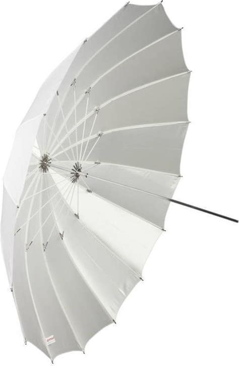 Paraply Halvtransparent Hvit 105 Cm