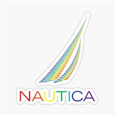 Nautica Pride Vintage Graphic Nautica Signal Logo Sticker For Sale