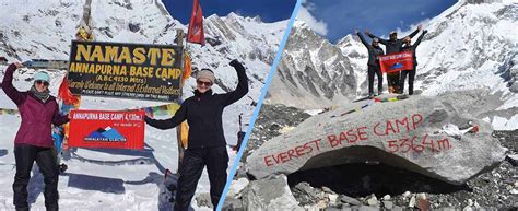 Annapurna Base Camp Vs Everest Base Camp Himalayan Glacier