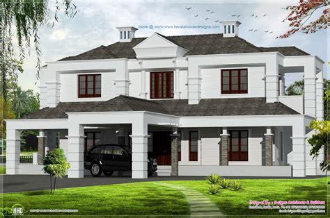 2600 Sqfeet Villa Exterior Home Kerala Plans