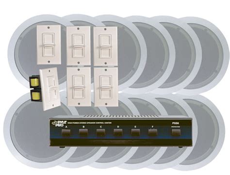 So, are ceiling speakers any good? NEW Pyle KTHSP125 6 Room In-Ceiling Home Speaker System w ...