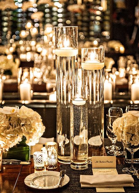 Romantic Candlelights Tall Wedding Centerpieces Emmalovesweddings