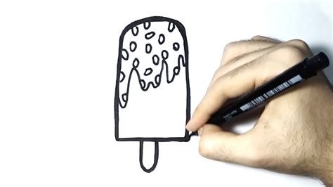 drawing a popsicle easy youtube