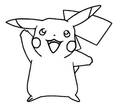 Malvorlagen Pokemon - Pikachu - Zeichnungen Pokemon