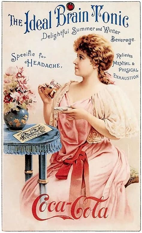 The Ideal Brain Tonic Coca Cola Advertising Hilda Clark 1890s